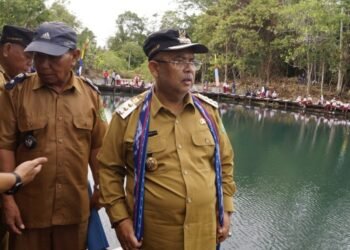 Bupati Kutim Kunjungi PAUD Hingga Objek Wisata di Kecamatan Sandaran