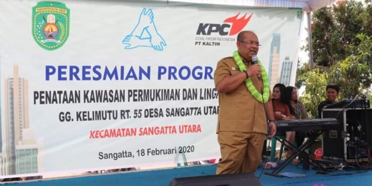 Pemkab Kutim Gandeng PT. KPC Ciptakan Lingkungan Pemukiman yang Nyaman dan Asri