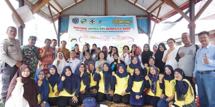 Intervensi Lokus Stunting, Dinkes bersama PT. KPI : Cegah Stunting Itu Penting!