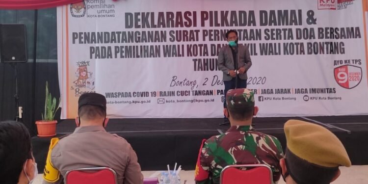 Gelar Deklarasi Damai, KPU Ajak Jaga Kondusifitas Pilkada Bontang