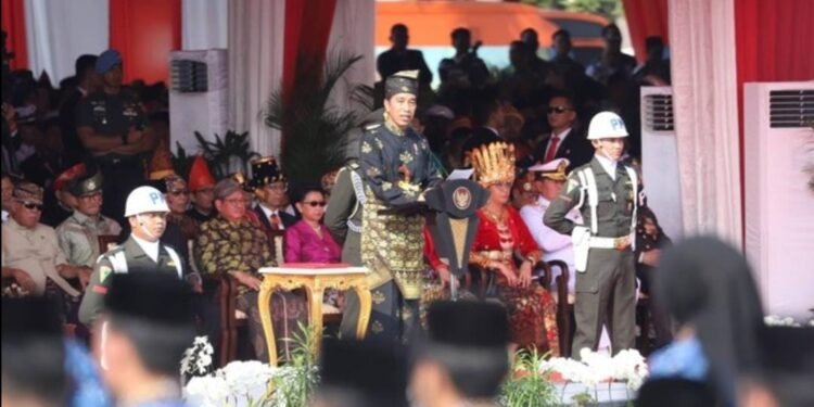Upacara Hari Lahir Pancasila, Jokowi: Indonesia Tidak Boleh Didikte Negara Lain!