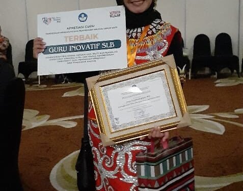 Guru Asal Kutim, Arum Puspitaningtyas Raih Juara 1 Guru SLB Prestasi Tingkat Nasional