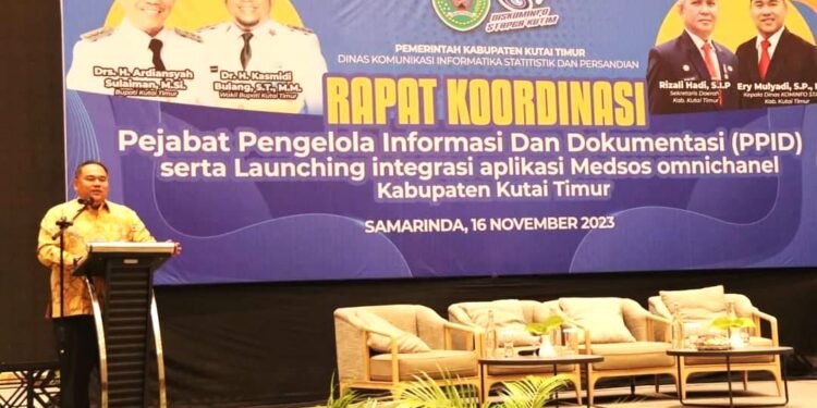 Diskominfo Staper Kutim Gelar Rakor PPID dan Monitoring SPAN LAPOR 2023