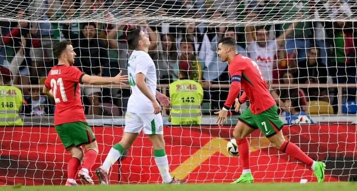 Laga Uji Coba, Portugal Menang Telak 3-0 Atas Republik Irlandia