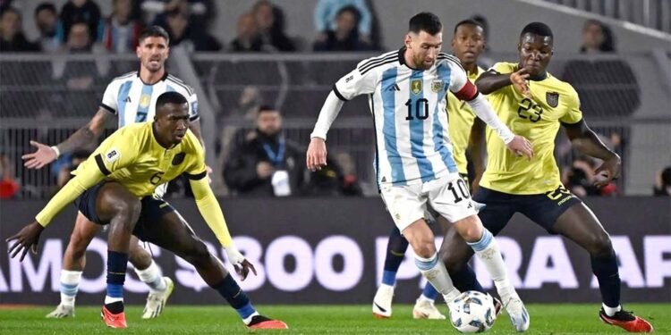 Hasil Laga Uji Coba, Argentina Menang Tipis Dari Ekuador