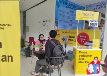 Maxim Buka Lowongan Mitra Driver di Job Fair Bontang 2025