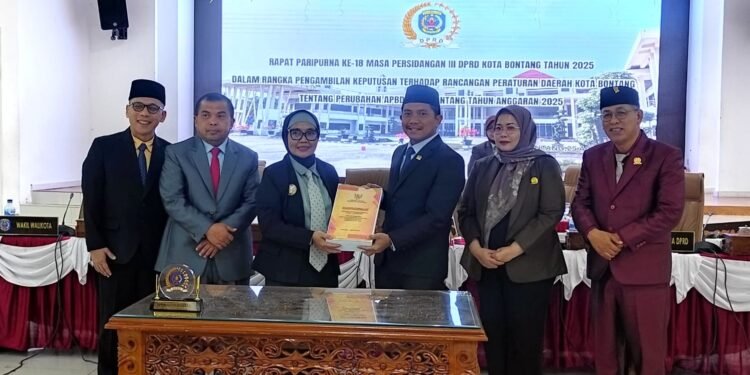 APBD Perubahan Kota Bontang Tahun 2025 Disahkan, Tembus Rp3,1 Triliun
