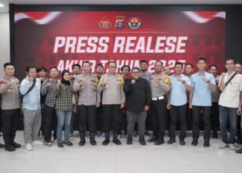 Rilis Akhir Tahun 2025, Kapolres Bontang Paparkan Capaian dan Tantangan Kamtibmas