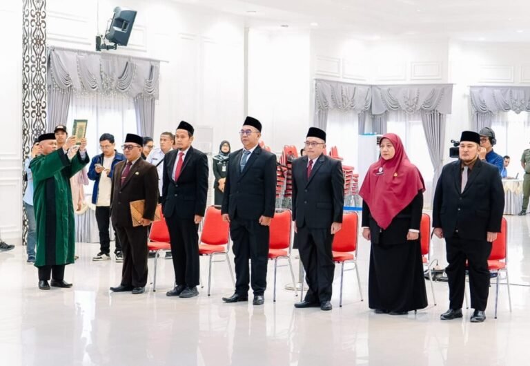 Wali Kota Bontang Lantik Enam Pejabat Eselon II, Tekankan Efektivitas Belanja dan Transparansi