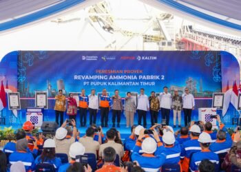 Dukung Keberlanjutan Swasembada Pangan,  Pupuk Indonesia Resmikan Modernisasi Pabrik Tertua Pupuk Kaltim