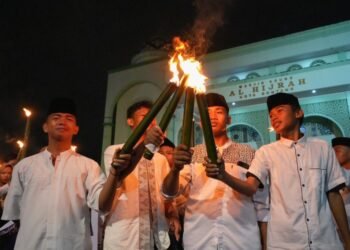 Sambut Ramadan, BKDIB Hidupkan Kembali Gebyar Pawai Obor di Bontang