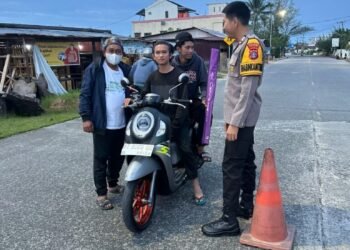 Cegah Balap Liar dan Petasan, Polisi dan Warga Perketat Pengawasan di Wisata Bontang Kuala