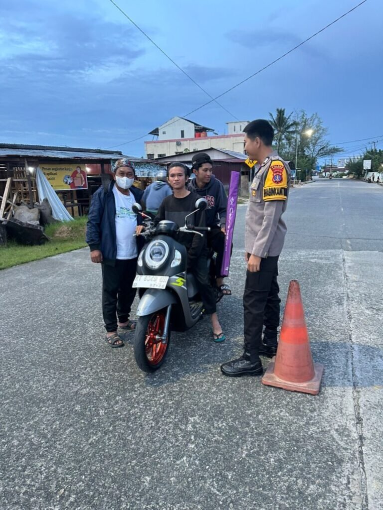 Cegah Balap Liar dan Petasan, Polisi dan Warga Perketat Pengawasan di Wisata Bontang Kuala