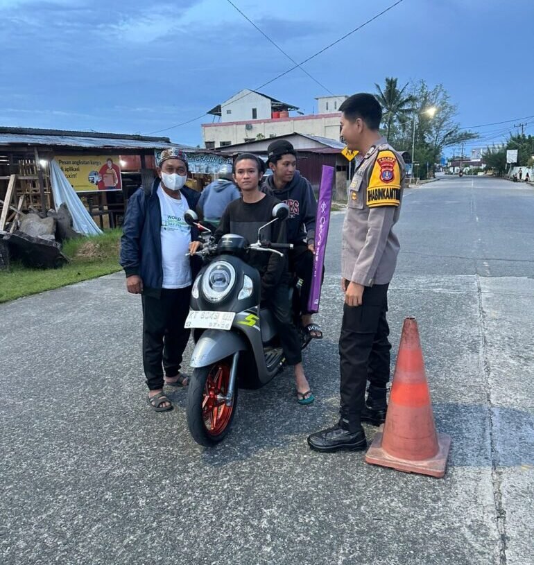 Cegah Balap Liar dan Petasan, Polisi dan Warga Perketat Pengawasan di Wisata Bontang Kuala