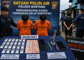 Polisi Ungkap Peredaran Sabu di Tanjung Laut Indah, Dua Pelaku Diamankan